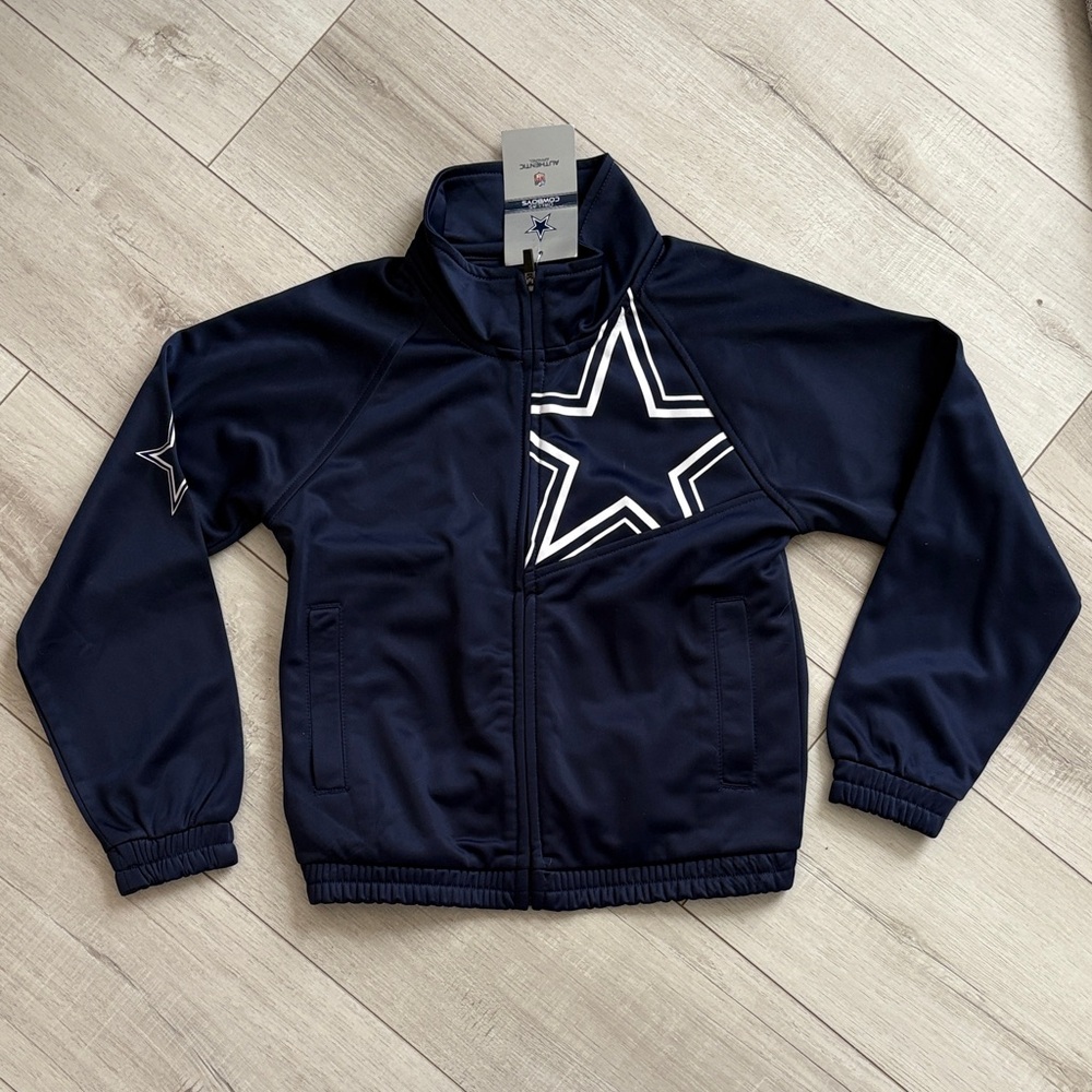 NWT NFL Dallas cowboys Blue Track Jacket.